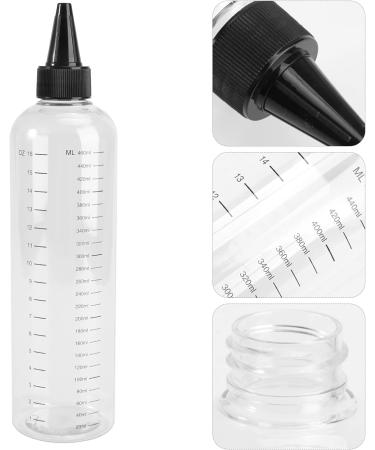 Lurrose 4 x 500ml Hair Color Bottles - Refillable Applicator with Measurement Scale for Perfect Hair Dyeing | Ideal Coloring Tool for Permanent Wave & Oil Salon - Buy Online on GoSupps.com
