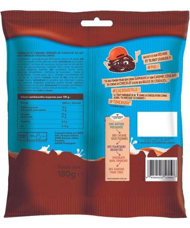 C moi Sachet Petit H risson Guimauve Chocolat au Lait C ur Fondant Caramel Billes de C r ales Croustillantes Fabriqu en France Lot de 10 (180 g x 10) - Buy Online on GoSupps.com