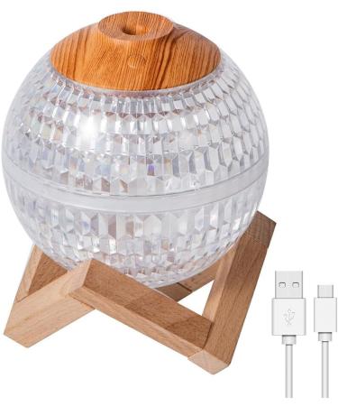 Buy Gobesty Crystal Night Light Humidifier - 450ml Ultrasonic Aroma Diffuser with 7 Color LED for Bedrooms | Silent Fragrance Lamp - Buy Online on GoSupps.com