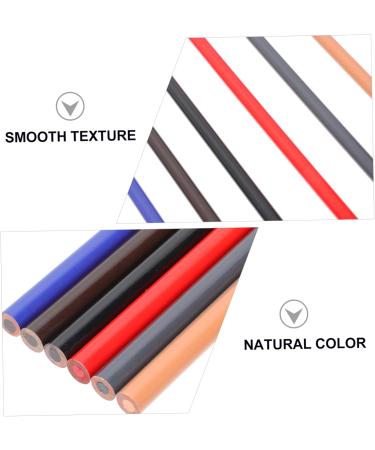 Balacoo 6pcs Eyebrow Pencil Lip Liner Set Waterproof Brow Pencil Peel- off Brow Pencil Women Makeup Pen Face - Buy Online on GoSupps.com