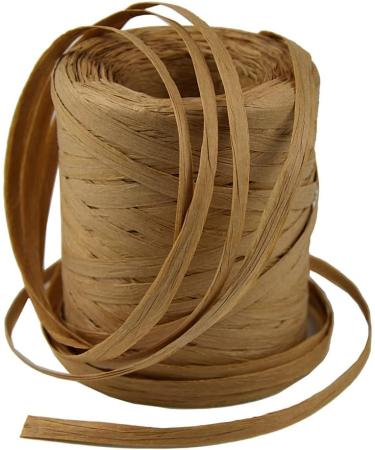 218 Yards Christmas Raffia Paper Craft Ribbon Twine for Festival Gifts DIY Decoration - Kraft Paper Color - Buy Online on GoSupps.com