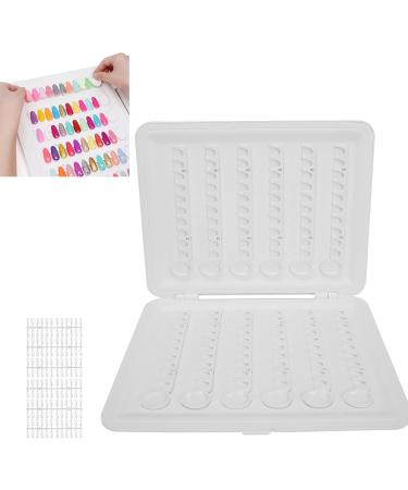 Nail Gel Polish Display Book Detachable Nail Color Display Nail Color Display Board Album Nail Sticker Nail Art Display Chart with Replacement Tips for Nail Salon - Buy Online on GoSupps.com