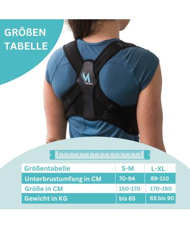 Martneck Back Straight Shoulder Belt - High-Up Correction by Orthopedic Surgeon for Men Women & Kids | Neck Shoulder & Back Support | Free App Included - Buy Online on GoSupps.com