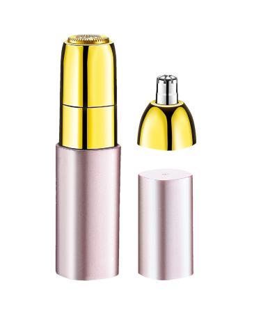 Fulenyi Portable Eyebrow Trimmer Facial Hair Remover Eyebrow Trimmer Electric Nose Hair Removal Device with Lipstick Design Eyebrow Trimmer