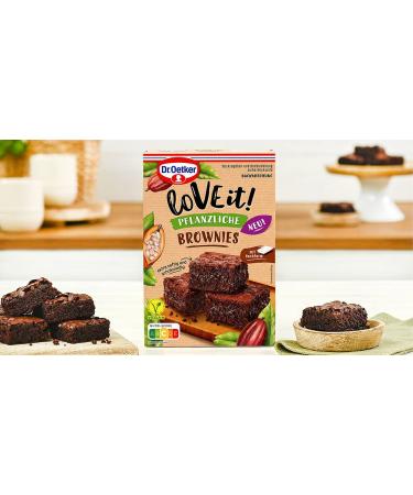 Dr. Oetker LoVE it! Plant-Based Brownies Vegan Baking Mix for Chocolate Lovers | International Shipping - Buy Online on GoSupps.com