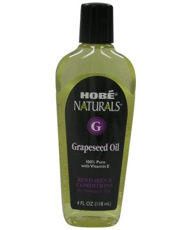 Hobe Naturals Grapeseed Oil 4-Fluid Ounce (Pack of 3)