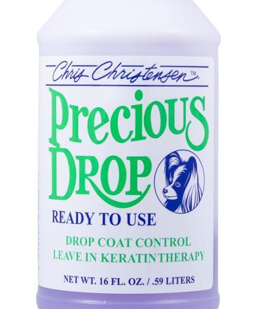 Chris Christensen Precious Drop Ready to Use Conditioner Dog Conditioner Groom Like a Professional Reduces Frizz & Matting Eliminates Breakage All Coat Types Made in USA 473ml - Buy Online on GoSupps.com