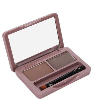 Yinhing Eyebrow Powder SweatProof Long Lasting Makeup with Double Brush for Easy Color Application and AllDay Wearing 02 Gray Brown 25 G
