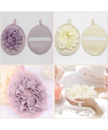 FOMIYES 4pcs Back Exfoliating Bath Balls | Bathing Shower Sponge Loofahs for Men & Women - Buy Online on GoSupps.com