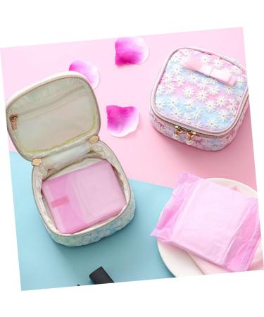 FOMIYES Nursing Pad Holder - Zippered Storage Bag for Travel Hygiene - Tampon & Napkin Organizer - Towel Storage Pouch for Women - Graded Powder 12x12cm - Buy Online on GoSupps.com