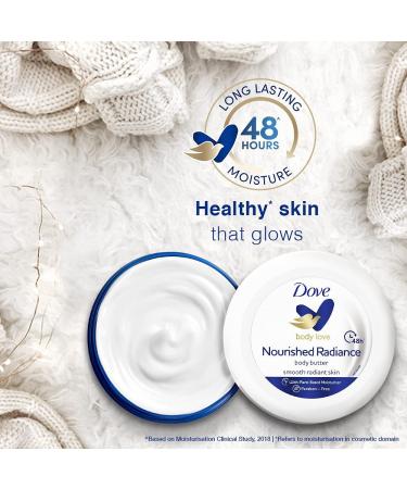 Nourished Radiance Body Butter - Paraben Free 48hrs Moisturisation | Shop Internationally - Buy Online on GoSupps.com