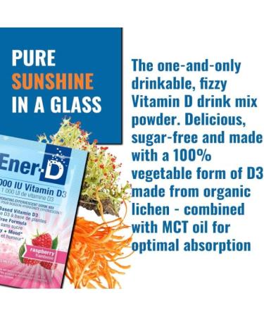 Conquitlam BC V36C2 EnerVitamin D Raspberry 24 PacketsSachets - Buy Online on GoSupps.com