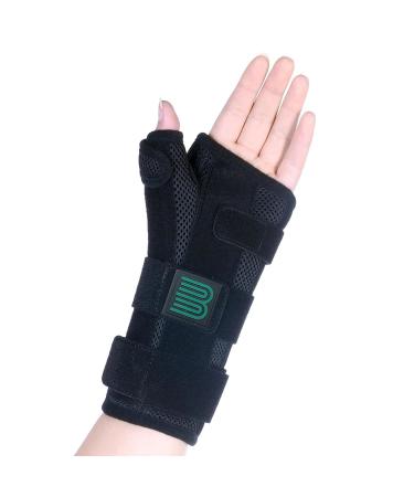 Bounfend Wrist Brace with Thumb Spica Splint for Arthritis Pain, Carpal Tunnel - Right Hand S/M - Buy Online on GoSupps.com