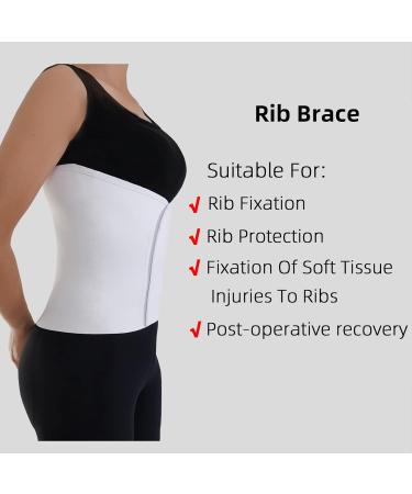 Buy Broken Rib Brace for Men & Women - Rib Compression Wrap for Postoperative Recovery (Medium - Buy Online on GoSupps.com