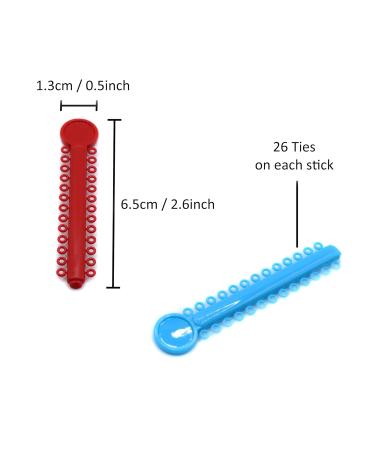 1040 O-Rings | Clear Orthodontic Elastomeric Ligature Ties for Braces | Elastic Rubber Bands for Orthodontic Brackets - International Shipping - Buy Online on GoSupps.com