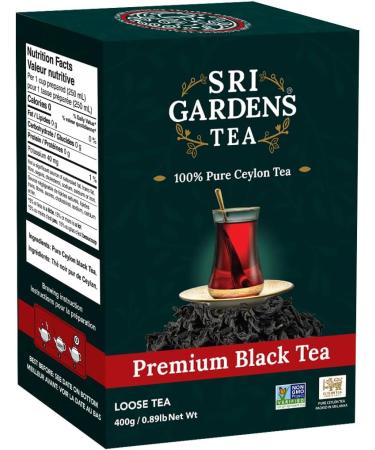 Sri Gardens Premium Black Tea 400g Carton 100% Pure Ceylon Black Tea - Buy Online on GoSupps.com