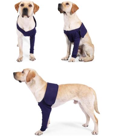 Dog Elbow Brace Dog Elbow Protector Highly Elastic Breathable Canine Protector Pads Knee Brace Dog Leg Braces Carpal Support Elbow Protector for Wound Wrapping (L) - Buy Online on GoSupps.com