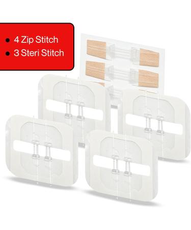 NEXT LEVEL MED Zip-Stitch Wounds Closure Kit - Complete First-Aid Set for Cuts & Wounds | 3 Steri Stitch & 4 Zip Stitch Variations | No Stitches Needed - Buy Online on GoSupps.com