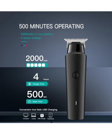 Professional Hair Clippers for Men | Rechargeable Hair Trimmer & Cordless Beard Shaver - Precision 0mm Cutting Blade - Buy Online on GoSupps.com