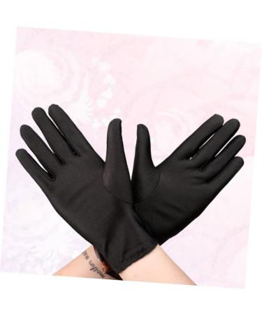 FOMIYES 9 Pairs Costume Honor Guard Gloves Hand Gloves Moisturizing Coin Cotton Gloves Hand Care Gloves Working Gloves Nylon Inspection Gloves Cotton Gloves Black Travel White Gloves Clean - Buy Online on GoSupps.com