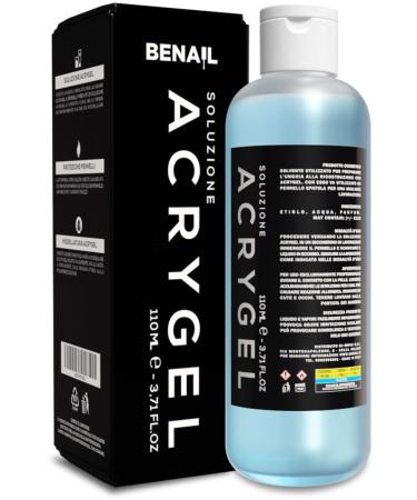 Benail Benail | Acrygel solution for nails Polygel Reconstruction of varnish Nail gel Acrygel 125 ml. - Hema Free and Tpo Free Made Italy