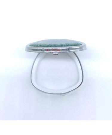 Green Mandala Pill Box - Stylish Travel Pill Organizer for Purse | Single Compartment Medicine Holder - Buy Online on GoSupps.com