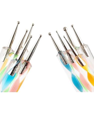 Buy Ideas with Heart Round Head Needles | 5-Piece Dotting Tools for Easy Nail Design & Art - Buy Online on GoSupps.com