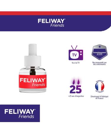 FELIWAY Friends Anti Conflit pour Chat - Recharge 48 ml - Buy Online on GoSupps.com
