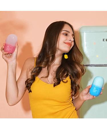 Cube Ice Roller for Face, Eyes & Neck: Tone, Tighten, De-puff & Glow - Pink - Buy Online on GoSupps.com