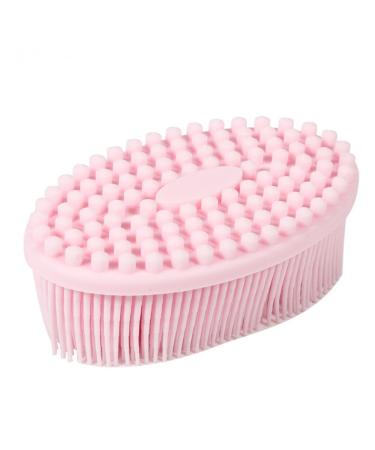 3 Set of Multifunctional Silicone Body Scrubber Loofah Soft and Skin-Friendly- Easy to Clean Scalp Massage  Durable and Hygienic - Suitable for Various People and Pets (1 Count Pink) 1 Count (Pack of 1)