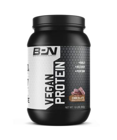 Bare Performance Nutrition, Vegan Protein, Plant Based Protein, Pea Protein, Watermelon Protein and Pumpkin Protein, Naturally Sweetened and Flavored (27 Servings, Chocolate)