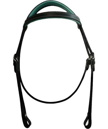 Majestic Ally Padded Leather Brow Band Headstall - Black | Quality Horse Equipment - Buy Online on GoSupps.com