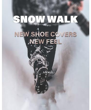 Ceestyle Rising Iron Shoe Spikes - 11 Stainless Steel Teeth ICE Klampen Snow Traction for Hiking & Boots in 3 Sizes - Buy Online on GoSupps.com