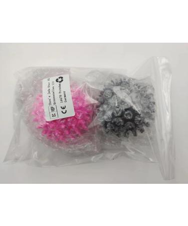 Exbrith Hedgehog Ball Massage Set - 2 Pieces for Full Body Relaxation | Ideal for Shoulders Neck Back & Feet - Buy Online on GoSupps.com