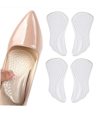 FOMIYES 3 Pairs Clear Gel Forefoot Pads for Heels Shoes | Heel Cups & Arch Support Inserts - Buy Online on GoSupps.com