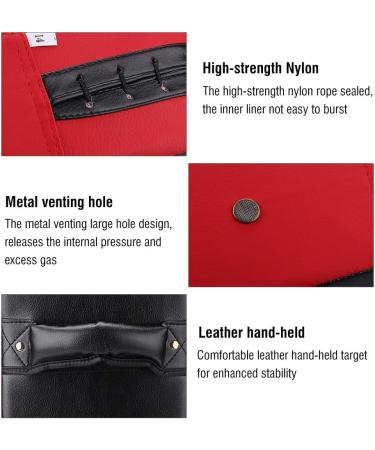 Dilwe PU Leather Target Punching Pad for Taekwondo, Boxing, Karate & Kickboxing - Red - Buy Online on GoSupps.com