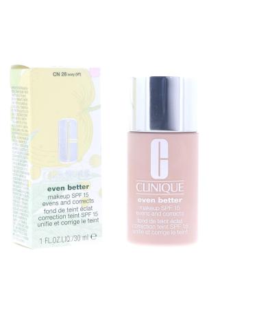 Clinique Even Better Makeup SPF 15 Dry Oily Skin - No. 03 Cn28 Ivory, 1oz - Buy Online on GoSupps.com