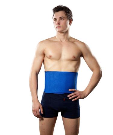 LOREY High-quality neoprene back bandage back support kidney belt lumbar bandage (XXL blue) XXL Blue
