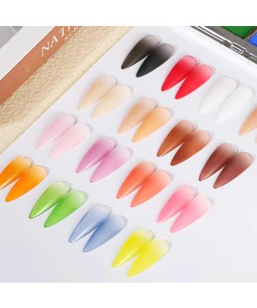 Nail Gradient Powder 16 Color Solid Magic Mirror Chrome Nail Powder Nail Glitter Dust Nail Pigment Powder for Gel Polish Nail Art Decoration (Mix-A) - Buy Online on GoSupps.com