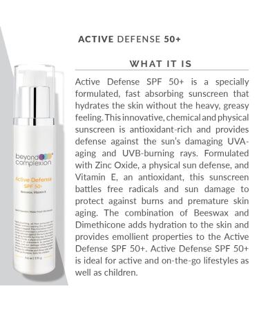 Active Defense 50+ Sunscreen - Fast Absorbing Non-Greasy Hydrating Formula for Ultimate Skin Protection | Shop Internationally - Buy Online on GoSupps.com