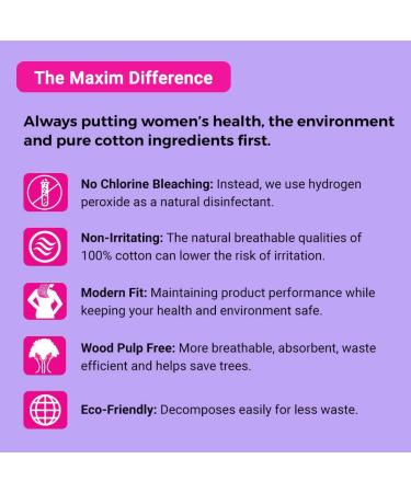 Maxim Ultra Thin Panty Liners with Silver MaxION Technology - 24 Count - Buy Online on GoSupps.com