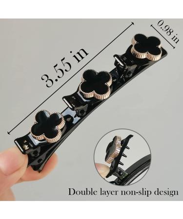 Sparkling Crystal Stone Braided Hair Clips Set - 12PCS Rhinestone Hair Accessories for Women - Buy Online on GoSupps.com