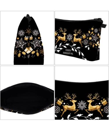 Beaupretty Christmas Cosmetic Bag - 3-Piece Elch Travel Set | Holiday Makeup Storage & Travel Wallets - Buy Online on GoSupps.com