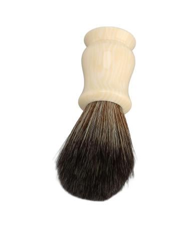 Men's Beard Brush with Synthetic Bristles - Portable Shaving Foam & Barber Neck Duster - Ideal for Grooming & Cleaning - Buy Online on GoSupps.com