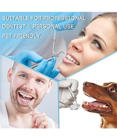 Voarge Dental Tooth Cleaning Set - 5-Part Antibacterial Stainless Steel Kit for Professional Oral Hygiene & Tartar Removal - International Shipping - Buy Online on GoSupps.com