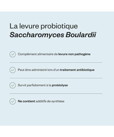 Saccharomyces Boulardii - Contribue R quilibrer la Flore Intestinale et R duire les troubles digestifs - 20 Milliards d UFC - Probiotique - Ultra Levure - Vegan - DrCaps - Supersmart - Buy Online on GoSupps.com