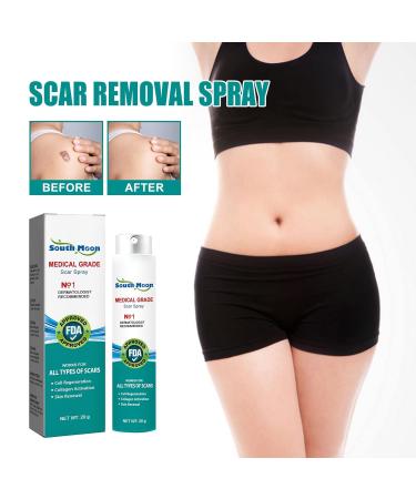 2Pcs Scar Remove Advanced Spray - Remove Dark Acne, Surgical Scars & Stretch Marks - Buy Online on GoSupps.com