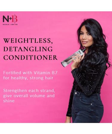 N+B Hair Volumizing Conditioner | Blue Agave Oil & Biotin for Soft Shiny Hair | Safe for All Hair Types Colored & Chemically Treated Hair - Buy Online on GoSupps.com