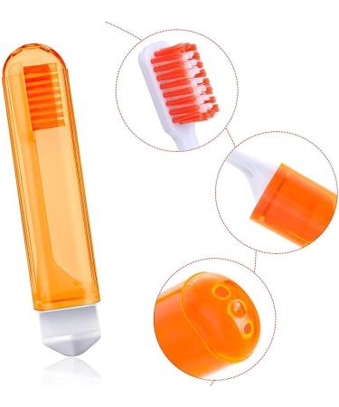 Travel Toothbrush Set - 6 Portable Foldable Soft Bristle Toothbrushes for Camping & Travel - Buy Online on GoSupps.com