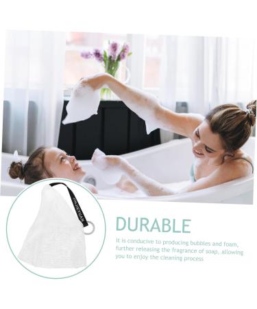 Baluue 100 Pcs Double Layer Foaming Sponge Foaming Bag Saver Bags Mesh Soap Bags Bathing Supplies or - Buy Online on GoSupps.com